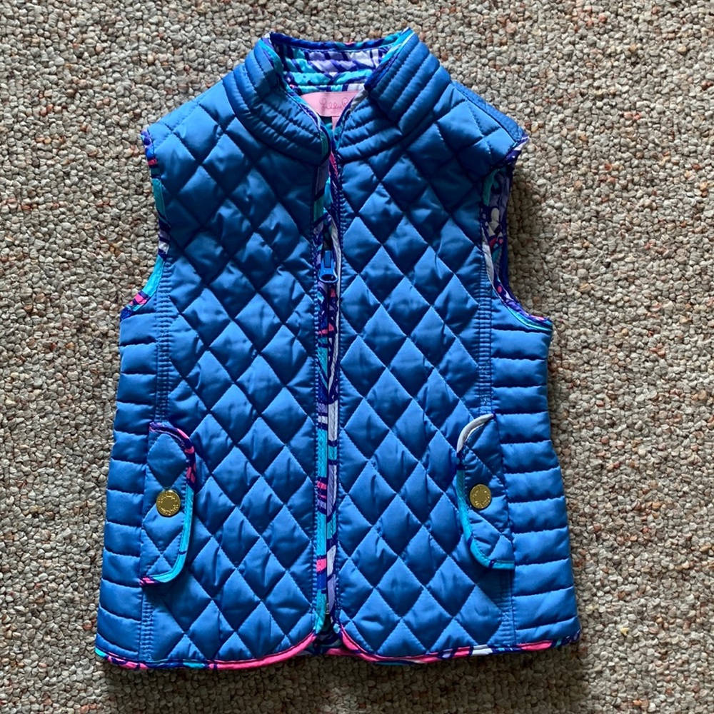 Lilly Pulitzer Kids Puff Vest Size 2/3 XS